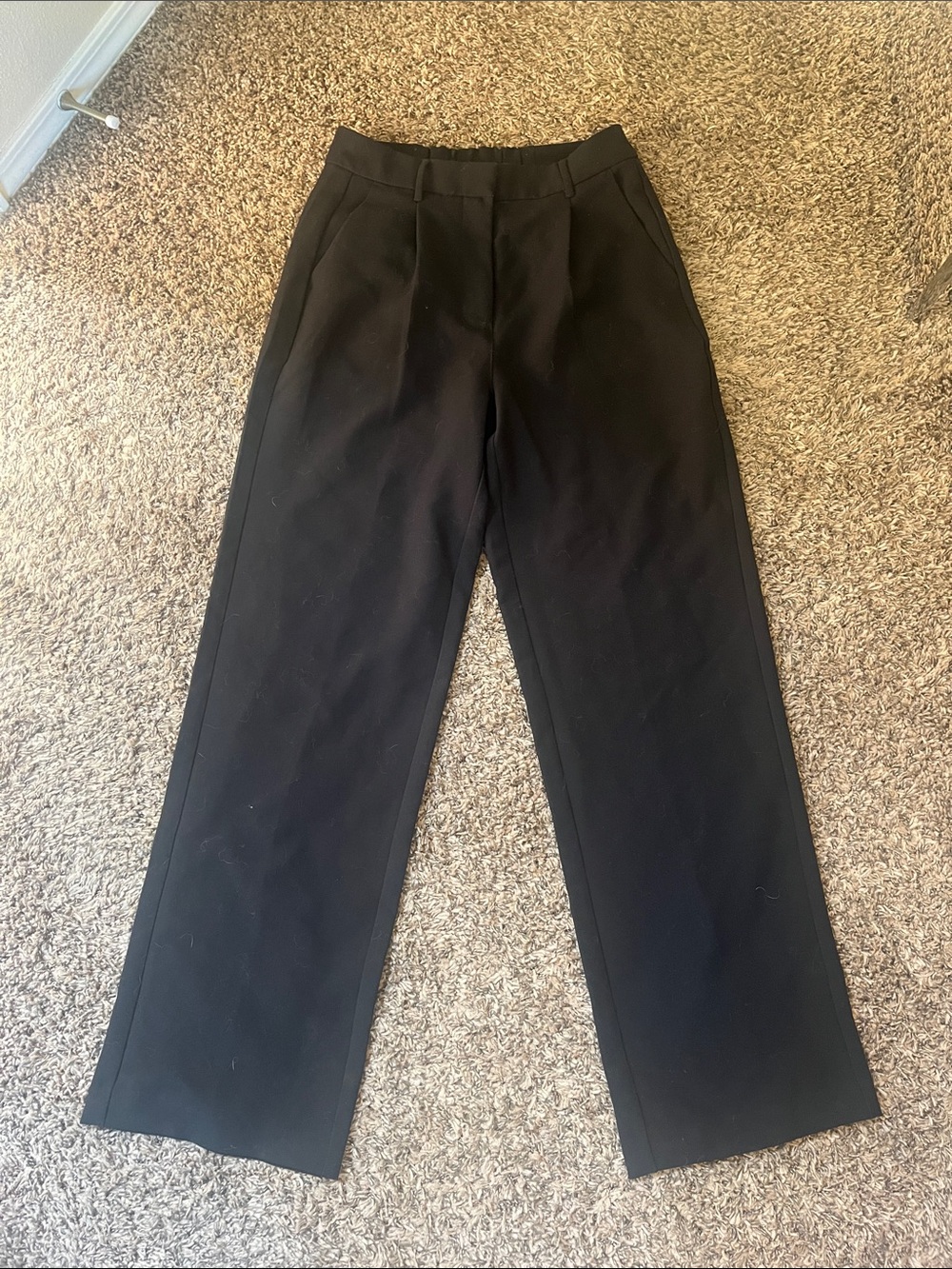 Old Navy Black Wide-Leg Dress Pants